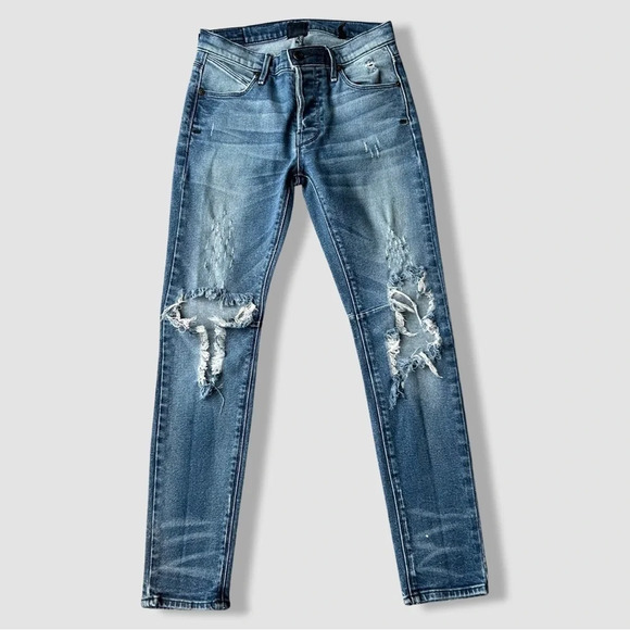 RtA ROAD TO AWE Icon Distressed Skinny Jeans - Picture 3 of 16